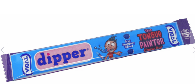 Vidal Raspberry Dipper Tongue Painter Chew Bar