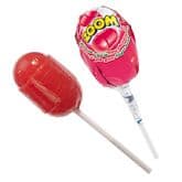 Vidal Zoom Strawberry Flavoured Lolly with Gum Centre