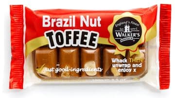 Walkers Nonsuch Brazil Nut Toffee Bar Slab 100g
