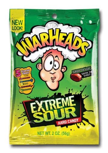Warheads Extreme Sour Hard Candy 56g
