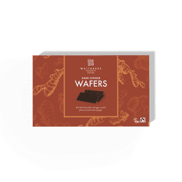 Whitakers Dark Chocolate Ginger Wafers 150g