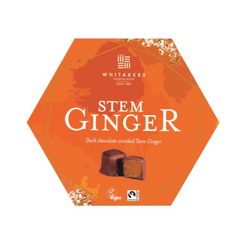 Whitakers Dark Chocolate Gingers 180g
