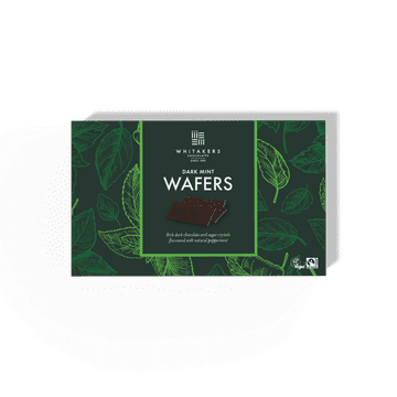 Whitakers Dark Chocolate Mint Wafers 150g