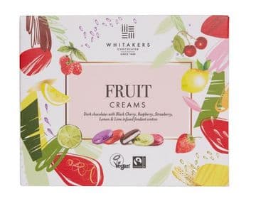 Whitakers Plain Chocolate Fruit Cremes Collection 200g