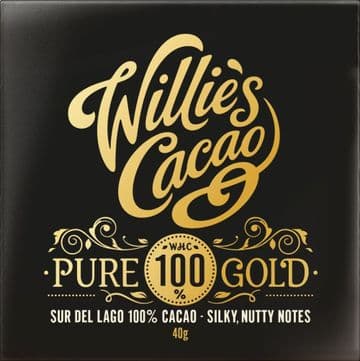 Willie's Cacao Sur Del Lago 100% Dark Chocolate 40g