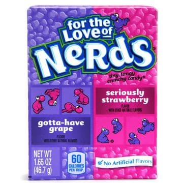 Wonka Nerds Strawberry & Grape 46g
