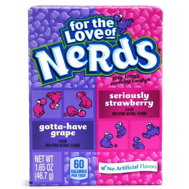 Wonka Nerds Strawberry & Grape 46g