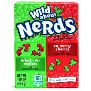 Wonka Nerds Wild Cherry & Watermelon 46g
