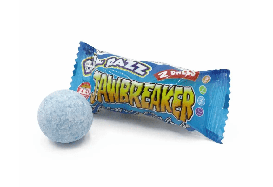 Jawbreakers ZED Candy Palline Dure Assortite - Confezione 6 X 80g - Senza Glutine Halal - Foto 2