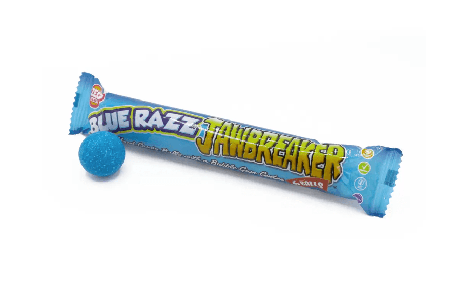 Zed Candy Razz Zed Blue Razz Jawbreakers 6 s