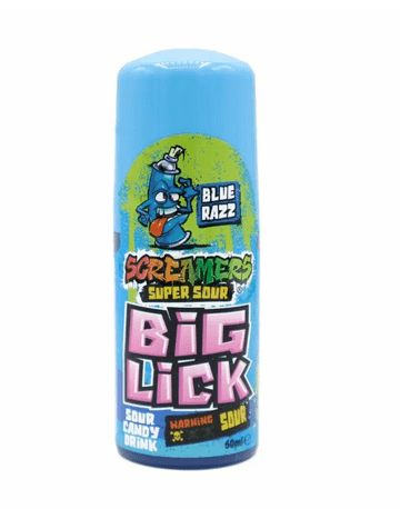Zed Screamer Sour Blue Razz Big Lick 60ml