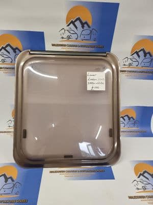 (11) Lunar Lexon 2003 Side Square Opening Bathroom Window 585 x 635mm