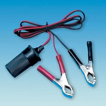 12 Volt Adapter to Crocodile Clips