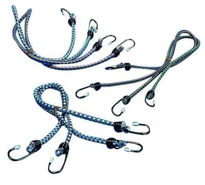 2 x Packed Bungie Cord Blue 80cm