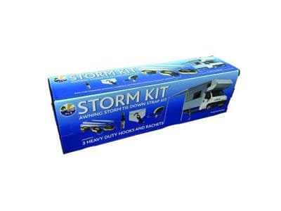 Awning Storm Tie Down Kit Straps & Cam Buckle