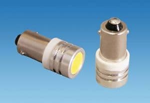 BA9S 1 LED Warm White 12V Bulb