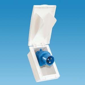 BCA White TND Rectangular Inlet (Flush Fitted)