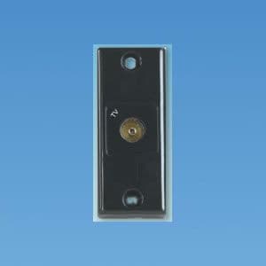 Black Architrave TV Socket