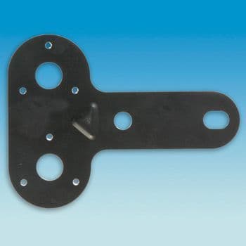 Black N & S Socket Plate