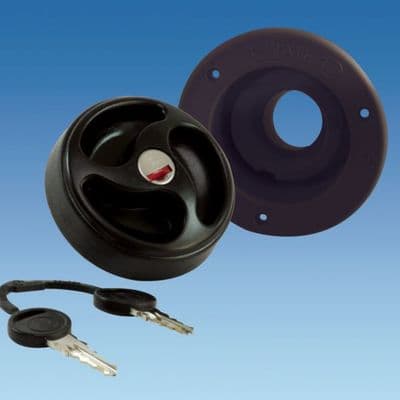 Black Tank Filler 40mm With  Cap