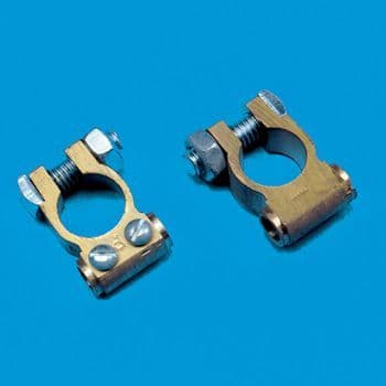 Brass Battery Clamps