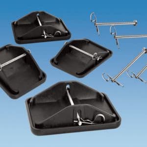 Carafoot JUMBO Corner Steady Jack Pads Pin ONLY