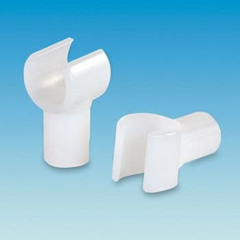 Caravan Awning Pole Plastic C Clips 22mm Tube to 19mm Clip - Pack of 2