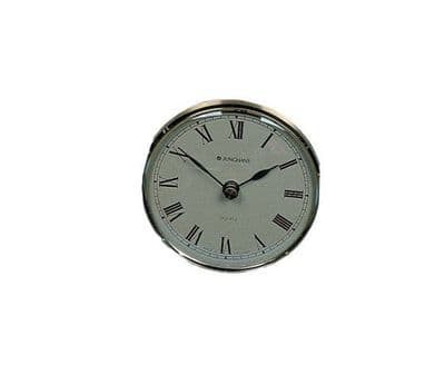 Caravan Clock 85mm Surface - Brass
