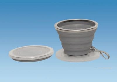 Collapsible Cup 240ml  GREY
