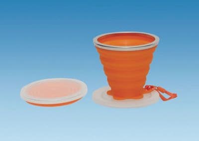 Collapsible Cup 240ml  ORANGE