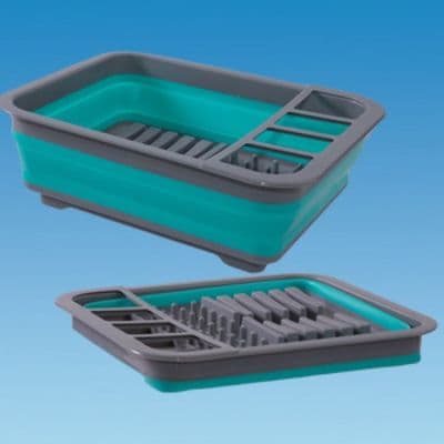 Collapsible Dish Rack with Drainer