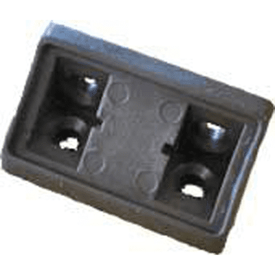 D/GREY FURNITURE FIXING 4 HOLE - Pack of 10