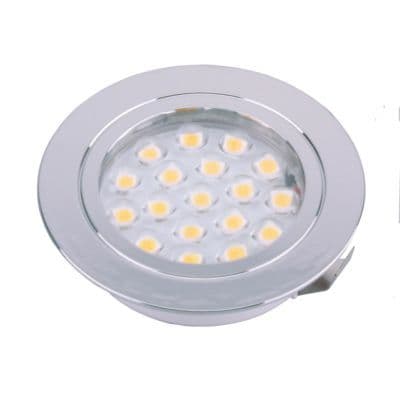DIMATEC CHROME RECESSED LED DEPTH 15MM