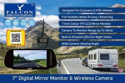 Falcon Digital Wireless Rear View Camera System