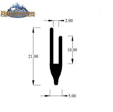 Inner Roof And Side Jointing Trim - Cream