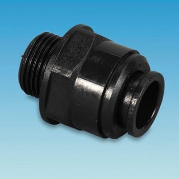 John Guest Straight Adaptor Male 3/8 BSP - 12mm (1)