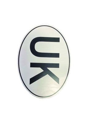 Large Oval UK Sticker - 180x134mm