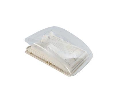 MPK Clear Dome Rooflight  Flynet And Blind - 280 x 280 Square - Beige