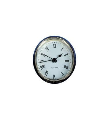 Oval Insert Caravan Clock