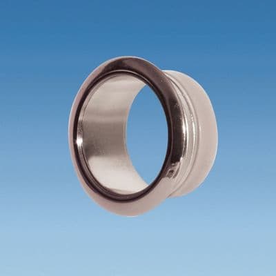 Push Lock Rosette, 19mm Knobs, NICKEL