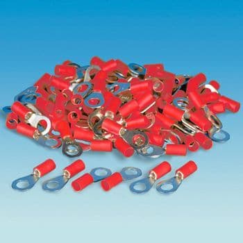 Red Ring Terminal - Pack of 100