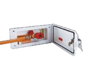 REICH GAS SUPPLY BOX, LOCK & VALVE
