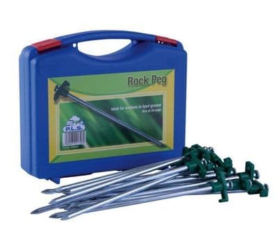 Rock Peg With Plastic Hook - 25cm - Box Of 20