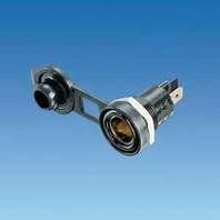 RV 12 Volt Socket Recessed with Flap