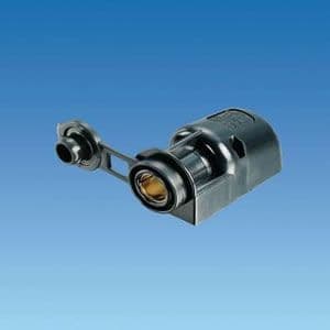 RV 12 Volt Surface Mounted Socket with Flap