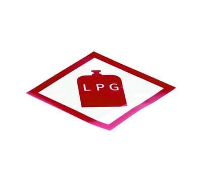 Self Adhesive LPG Sticker