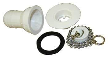 Straight Waste Fitting 25mm Diameter.