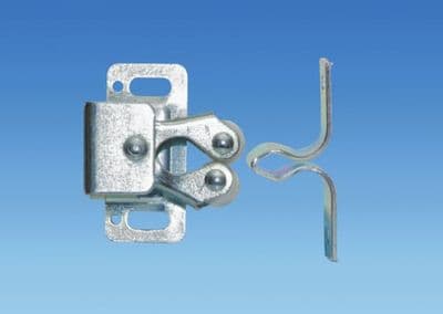 Twin Roller Catch, Spring Loaded, Screw Fi