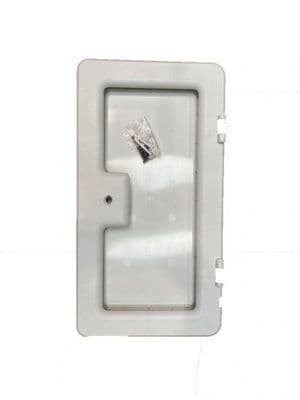 WHITE NBB Battery Box Door - Snake Lock Fitting
