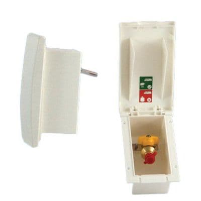 WHITE TND Gas Outlet Box